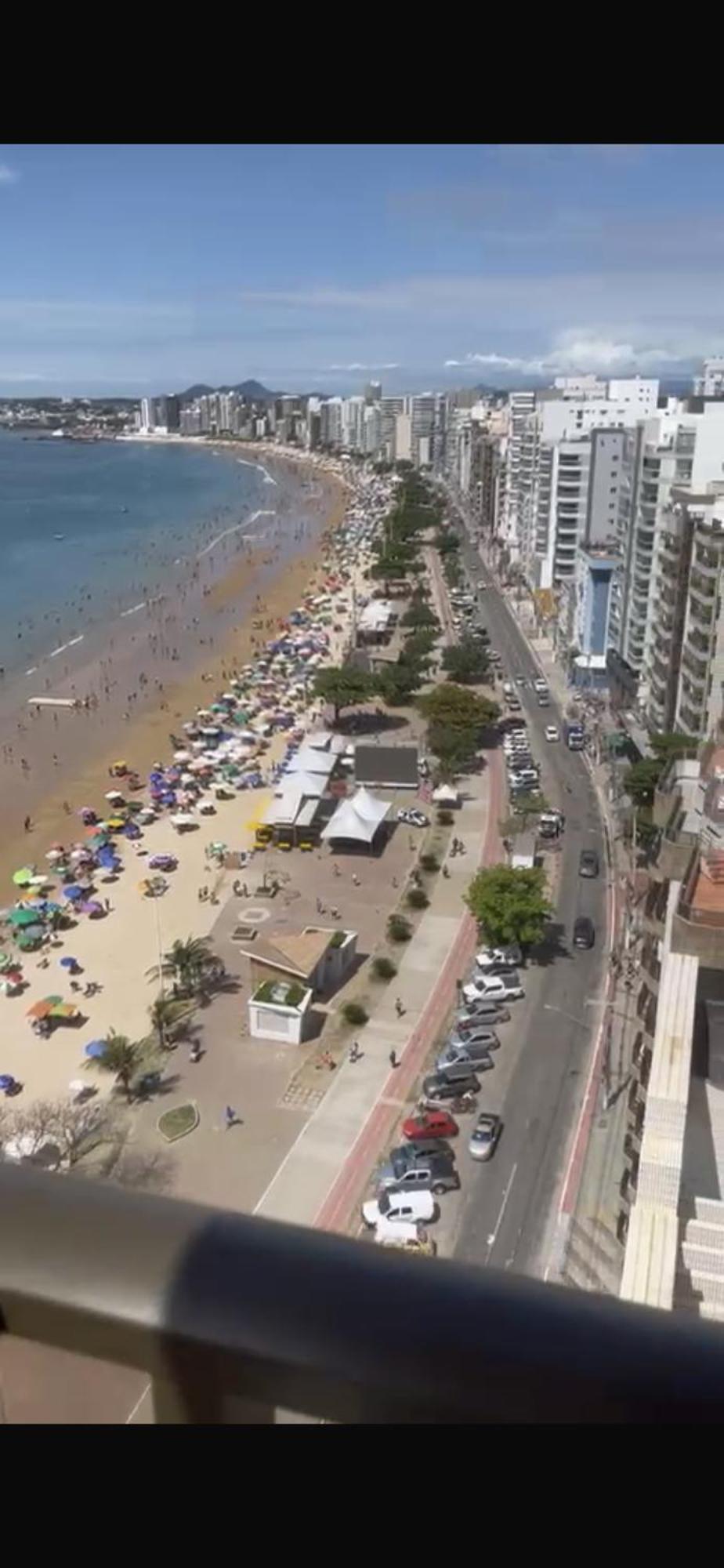 Malaga1201 Cobertura De Frente Para Praia Do Morro Guarapari Em Frente O Quiosque 19 Exterior photo